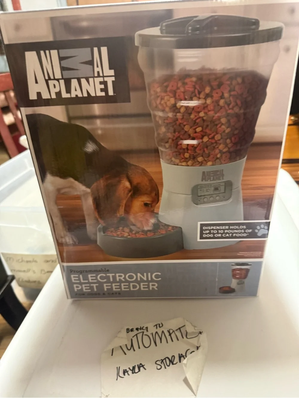 Programmable Electronic Pet Feeder - Gray